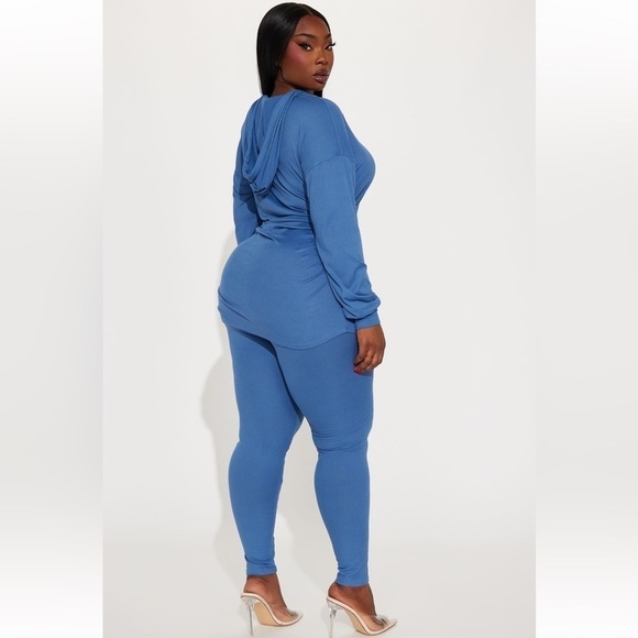 Fashion Nova 3X Time is right legging set Denim color blue - Picture 3 of 4